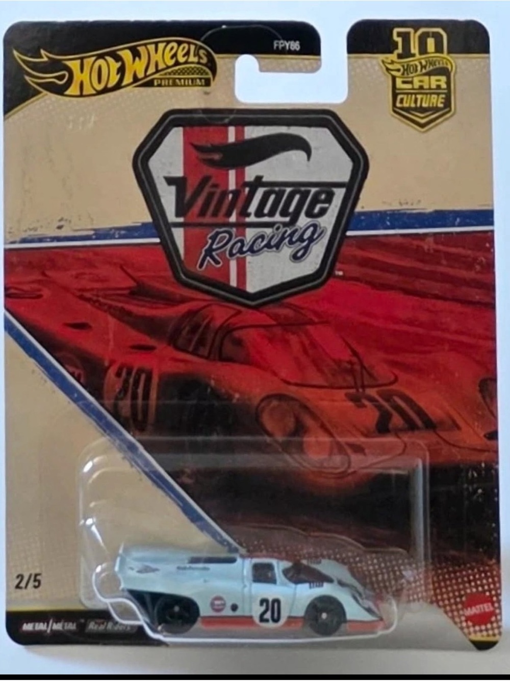 2026 Hot Wheels Premium Car Culture Vintage Racing Porsche 917k